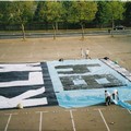 Préparation tifo des vingt ans mai 2004